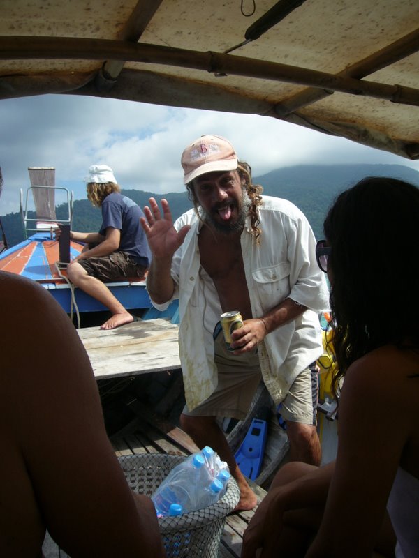 The chileno nutter who lives at the edge of the island and makes bone jewellery for a living.